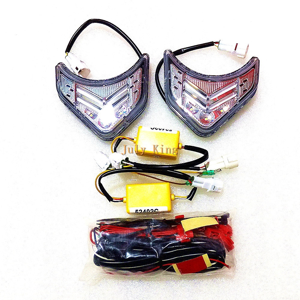 July 킹 가벼운 가이드 기아 Sorento 2009-2012, LED 프론트 범퍼 DRL 안개 램프 커버, 1:1